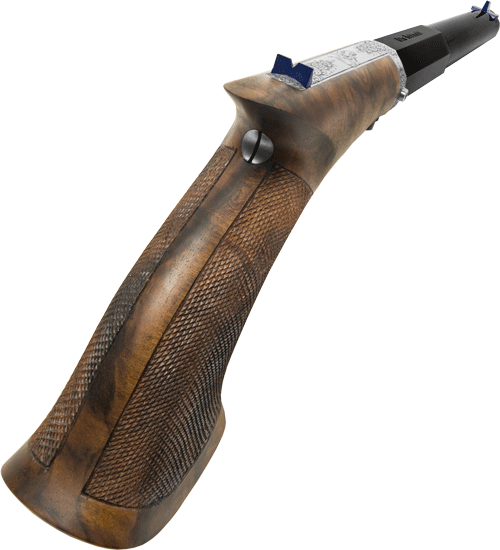 Unterhammerpistole Optimum Ansicht schräg von hinten