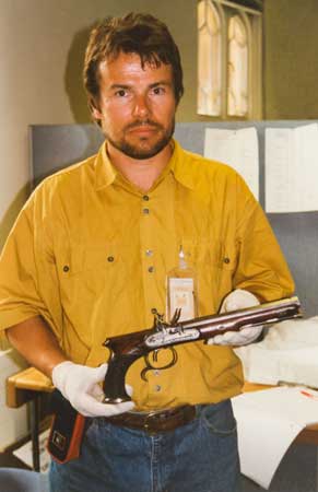 Tilo Dedinski zu Besuch bei Fred Wilkinson im Tower of London 